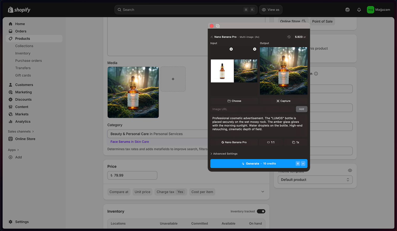 Createy with Shopify